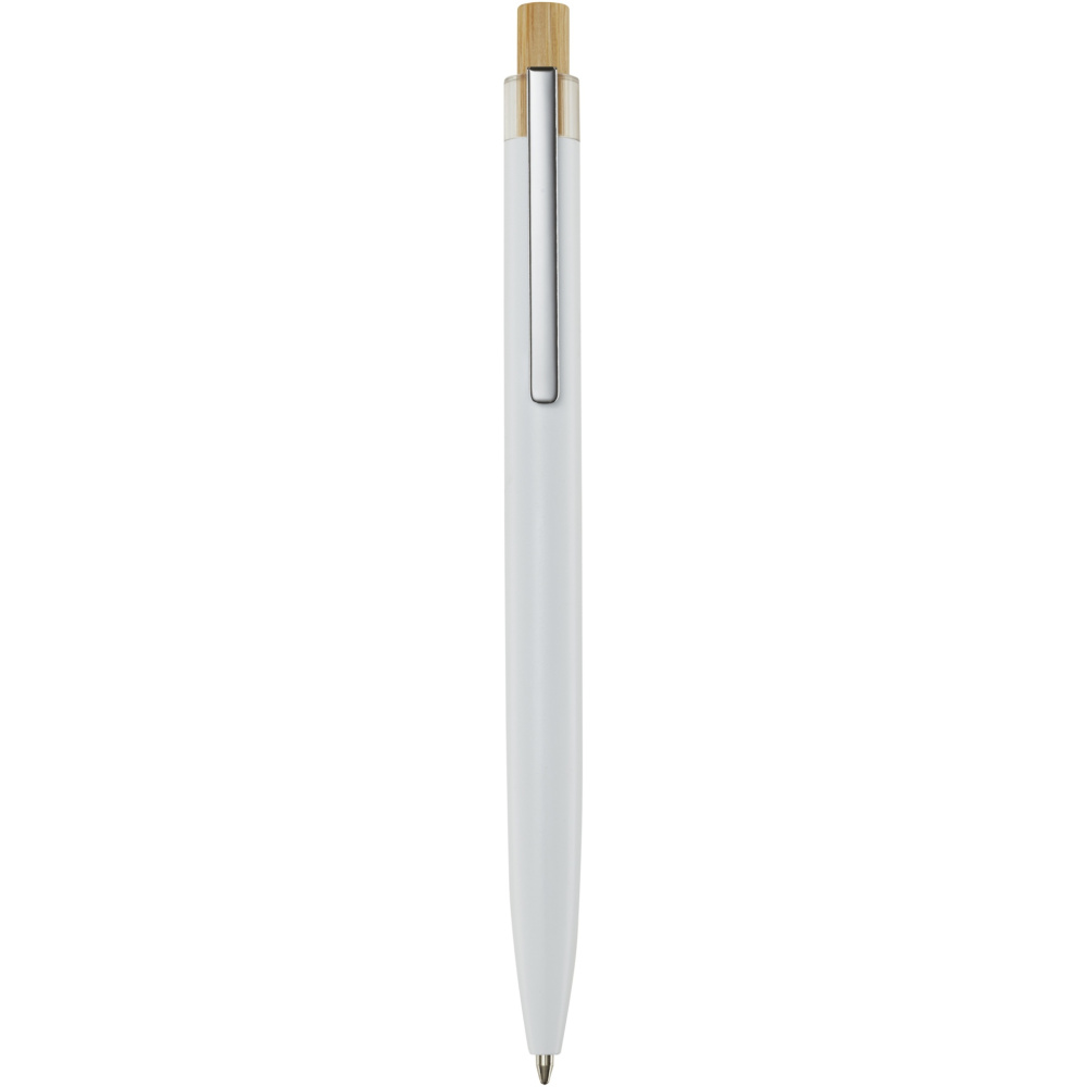 Logotrade promotional product picture of: Nooshin recycled aluminium ballpoint pen (black ink)
